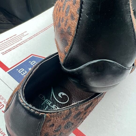 Dansko Olivia Pony Hair On Loafers Cheetah Print - Picture 9 of 16